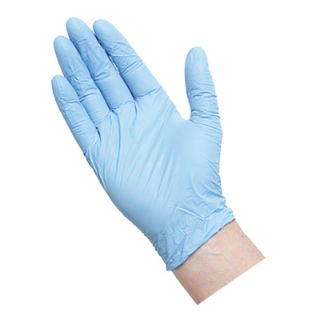Image sur Gants nitrile bleu - L