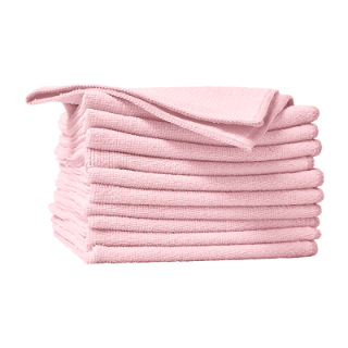 Image sur Chiffons de microfibre - Rose 14 po - Pqt 10