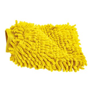 Picture of Chenille wash mitt - Yellow