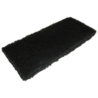 Image sur Tampon utilitaire noir à usage intensif - 4 x 10 po