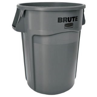 Image sur Poubelle à déchets ronde BRUTE Rubbermaid - 167 L