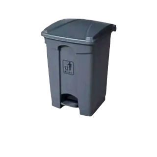 Image sur Poubelle à pédale avec couvercle - 68L